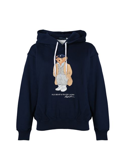 Felpa in cotone con stampa Polo Bear POLO RALPH LAUREN | 211971757001